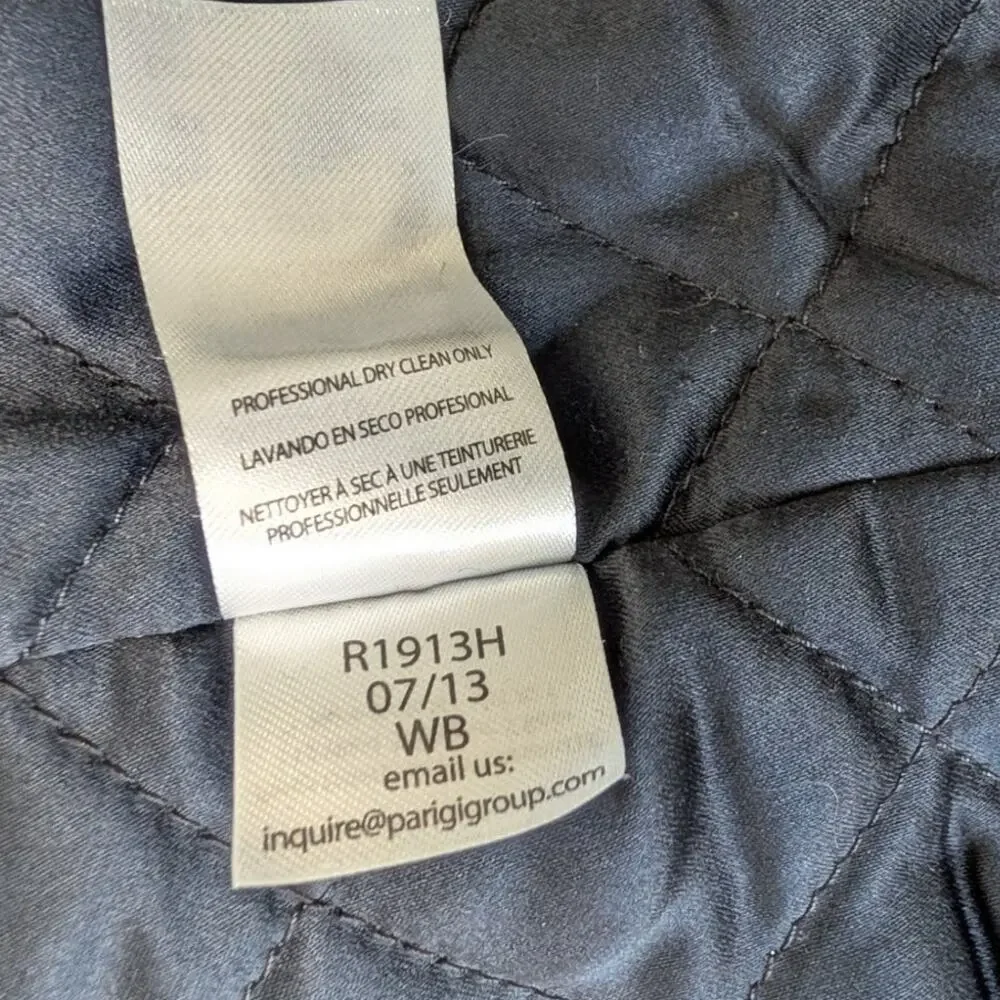 Kitestrings by Hartstrings Girls Navy Wool Blend Hooded Duffle Coat Jacket 18M